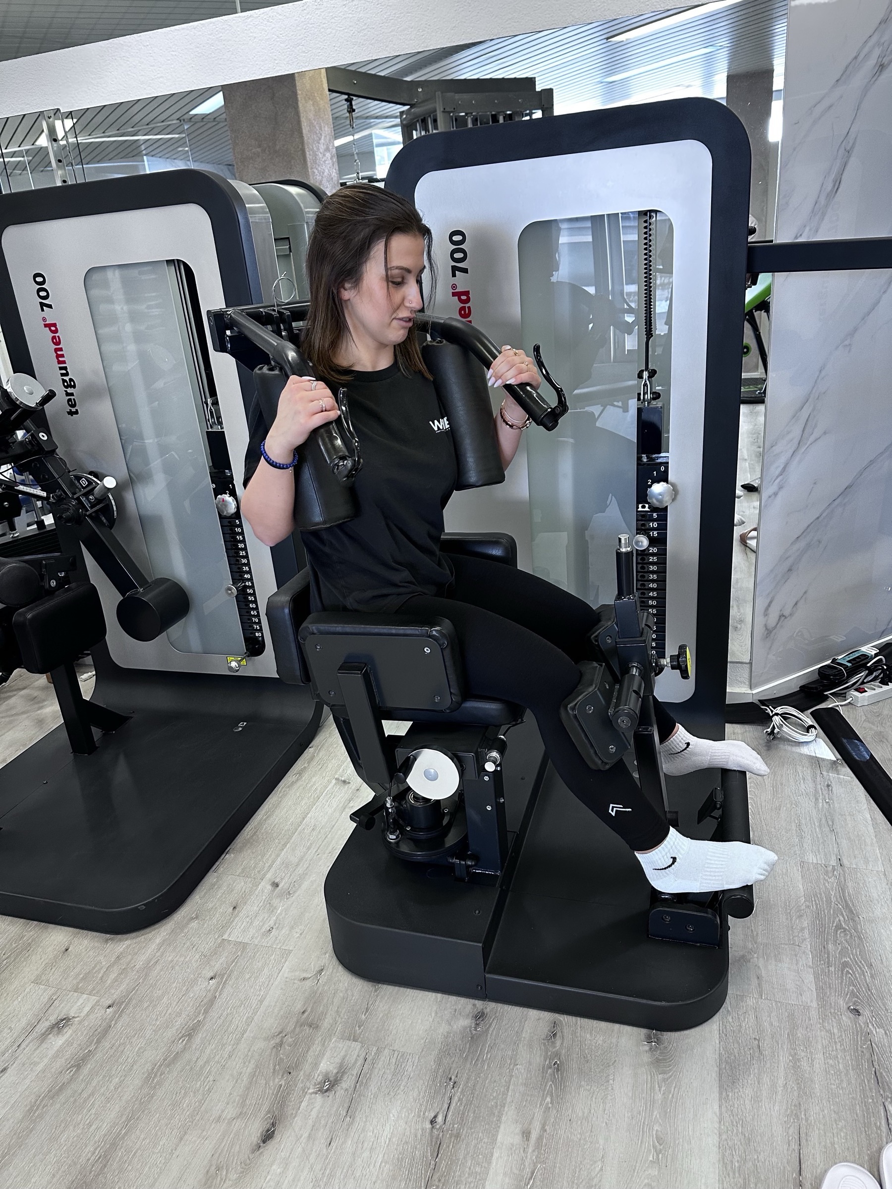 Rotationsstation der tergumed-700-Rückenstrasse
